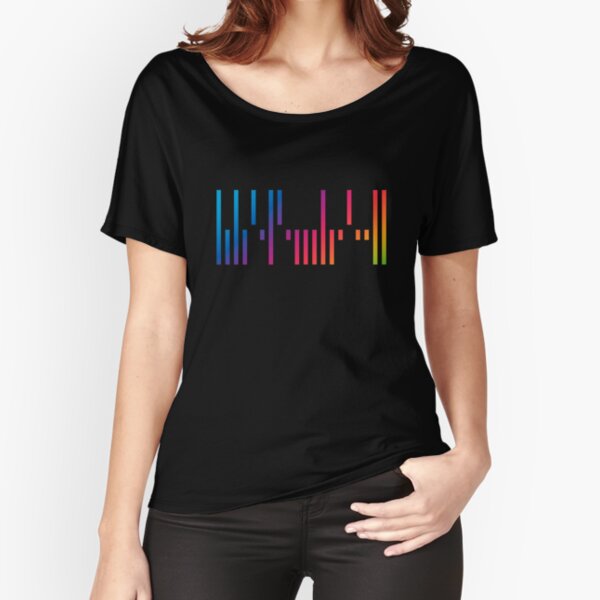 Dark Matter - The Android Barcode | Raindow Relaxed Fit T-Shirt