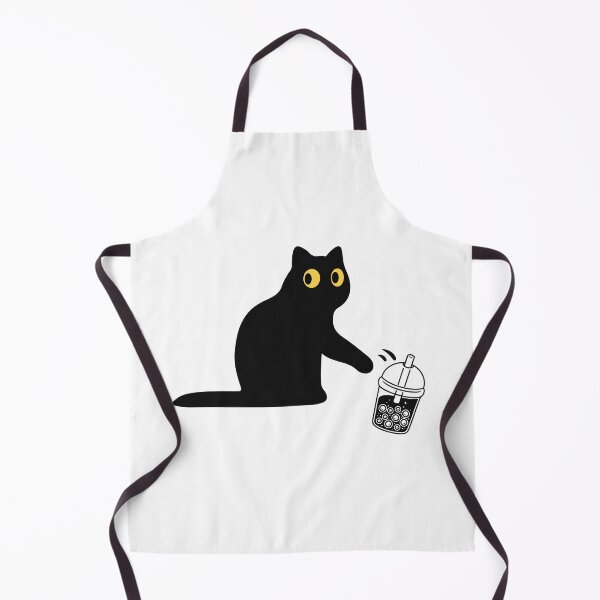 Item preview, Cat Knocking Off Bubble Tea Drink designed and sold by chillaxcats.