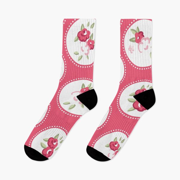 Item preview, Shabby Chic Roses on Red designed and sold by Rainbows Galore.
