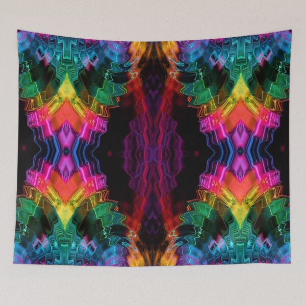 Item preview, Liquid Neon Kaleidoscope v2 Abstract Design designed and sold by GWTF-Designs.