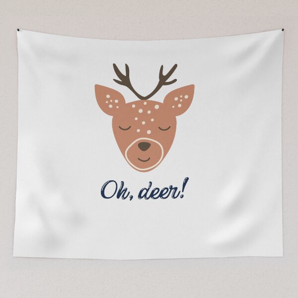 Item preview, oh deer ! deer lovers , save deers  designed and sold by LACHGAROO.