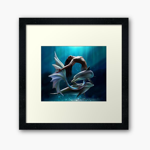Amphitrite Framed Art Print