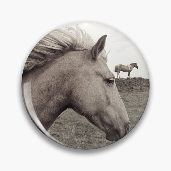 Item preview, Horses in a Field Sepia designed and sold by Rainbows Galore.
