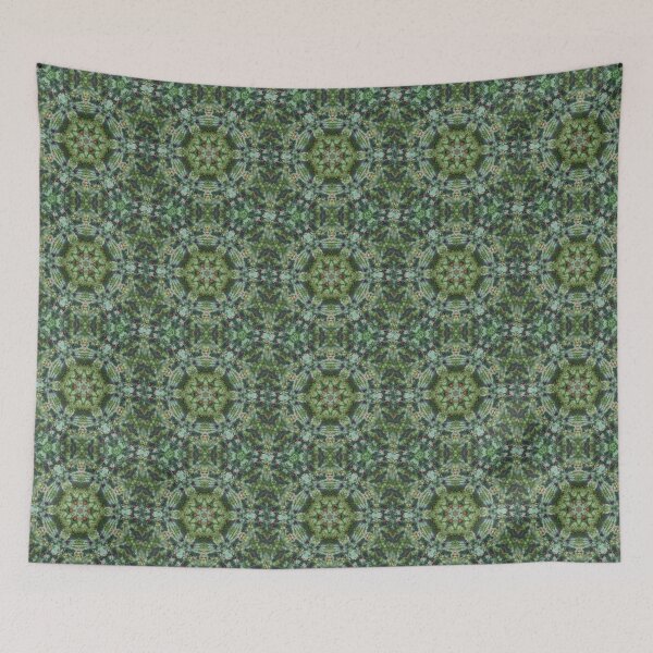 Item preview, Shades of Green Kaleidoscopic Mandala Number 1 designed and sold by SpotterArt.