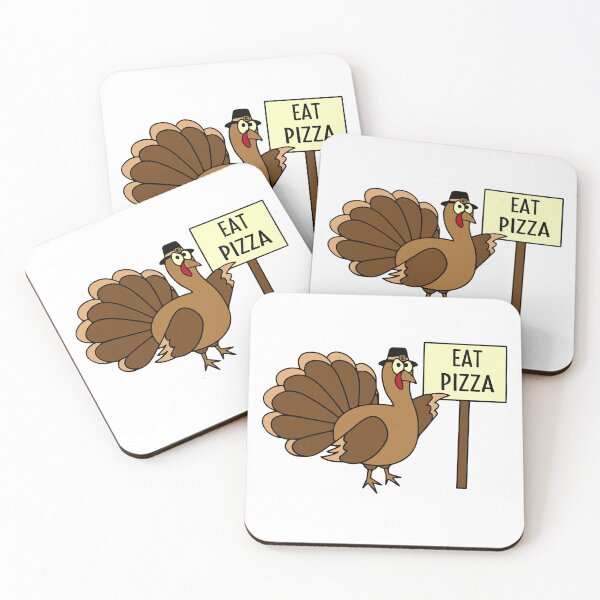 Item preview, thanksgiving turkey eat pizza funny gift designed and sold by Mansn.