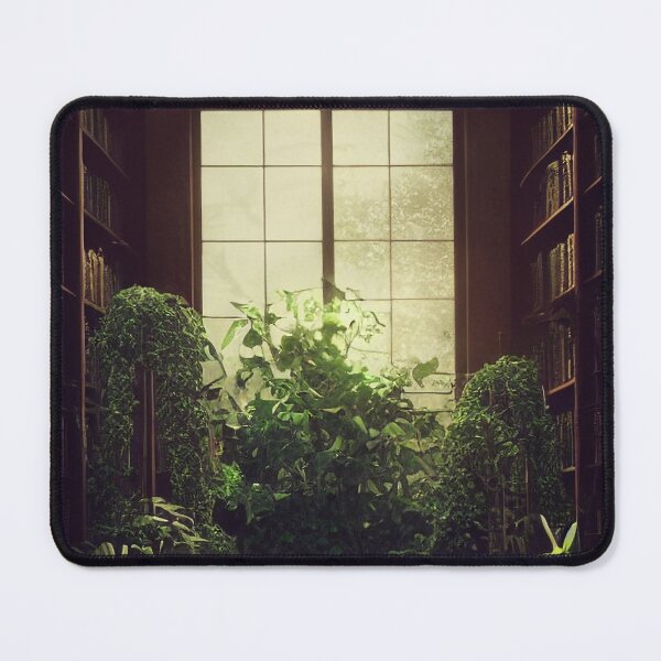 Item preview, Library filled with plants designed and sold by chatzous.