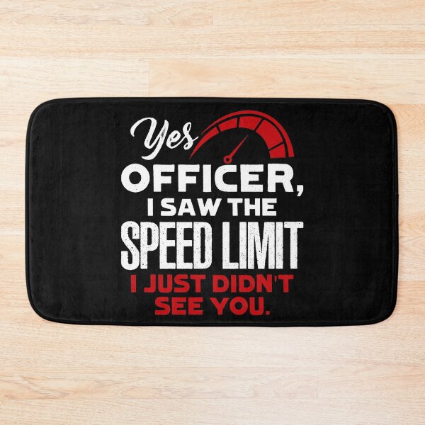 Item preview, Funny Mechanic Street Racing - Yes Officer I Saw The Speed designed and sold by SunsetGloww.