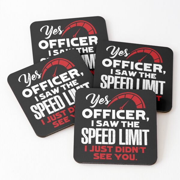 Item preview, Funny Mechanic Street Racing - Yes Officer I Saw The Speed designed and sold by SunsetGloww.