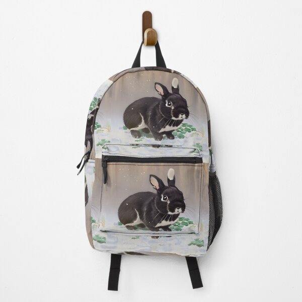 Item preview, Japanese Bunny Black Otter Netherland Dwarf Rabbit designed and sold by wigobun.