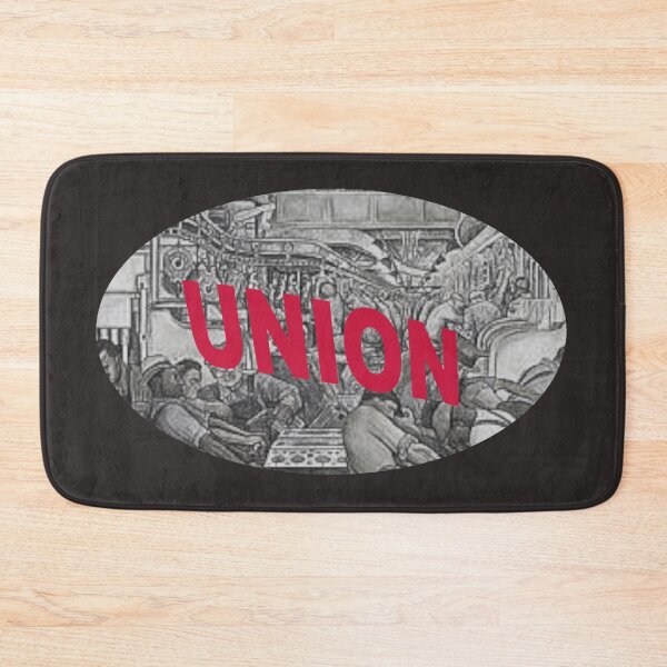 Item preview, Diego Rivera inspired union sign designed and sold by lobodelnoir.