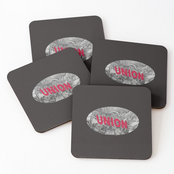 Item preview, Diego Rivera inspired union sign designed and sold by lobodelnoir.