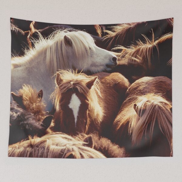 Item preview, Group of Icelandic Ponies designed and sold by Rainbows Galore.