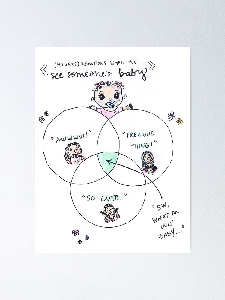 Alternate view of baby comic Poster