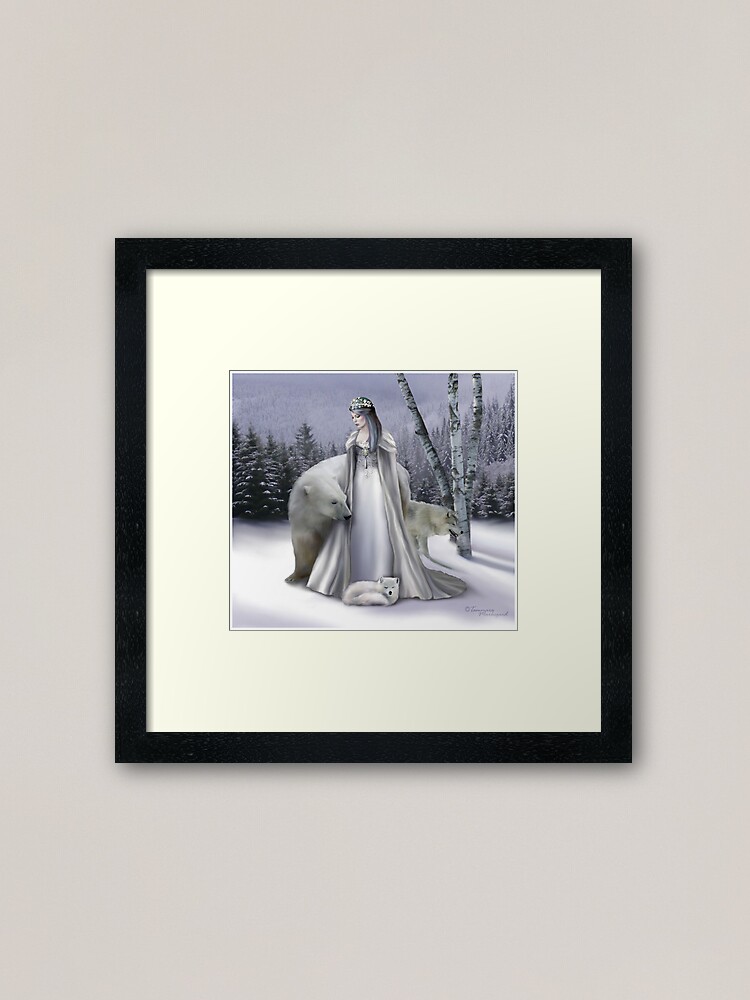 Alternate view of Winter Guardians Framed Art Print