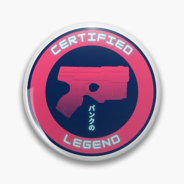 Artikelvorschau, Certified Legend - Cyberpunk Pistol - Gaming entworfen und verkauft von PVSKI.