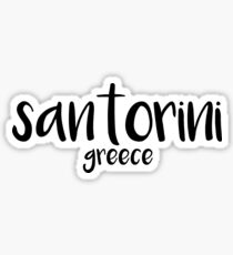 santorini Sticker