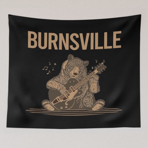 Item preview, Bear With Guitar Burnsville designed and sold by BloodMoneyTwit.
