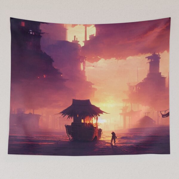 Item preview, Post apocalyptic town designed and sold by chatzous.