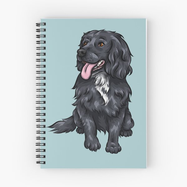 Item preview, Happy Black Cocker Spaniel | Cute dog Art designed and sold by shirinsart.