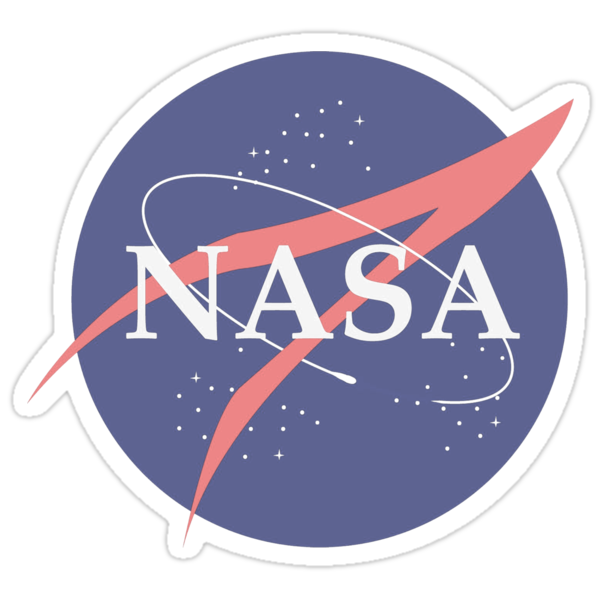 "NASA Logo Pastel" Stickers by Karen Cho | Redbubble