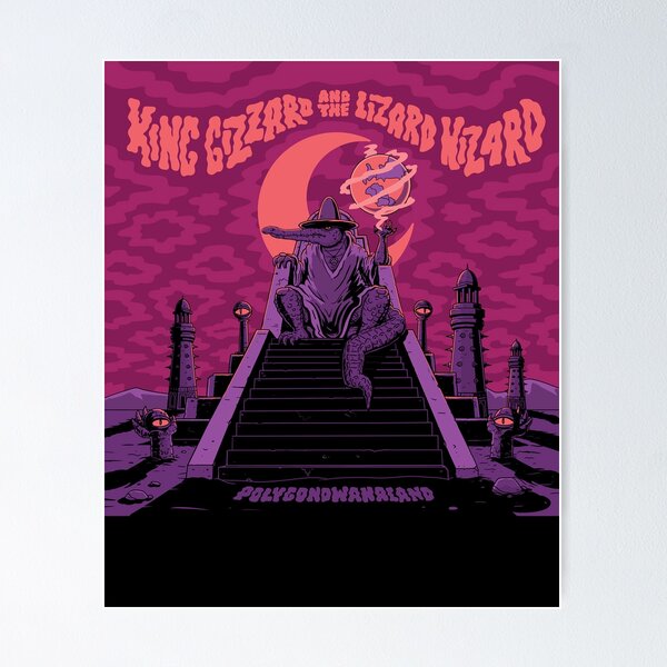 Item preview, King Gizzard and the Lizard Wizard the Castle in the Air Graphic Artwork designed and sold by John Szaro.