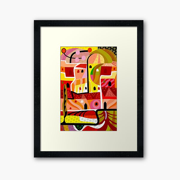 Gore Vidal in Ravello Framed Art Print