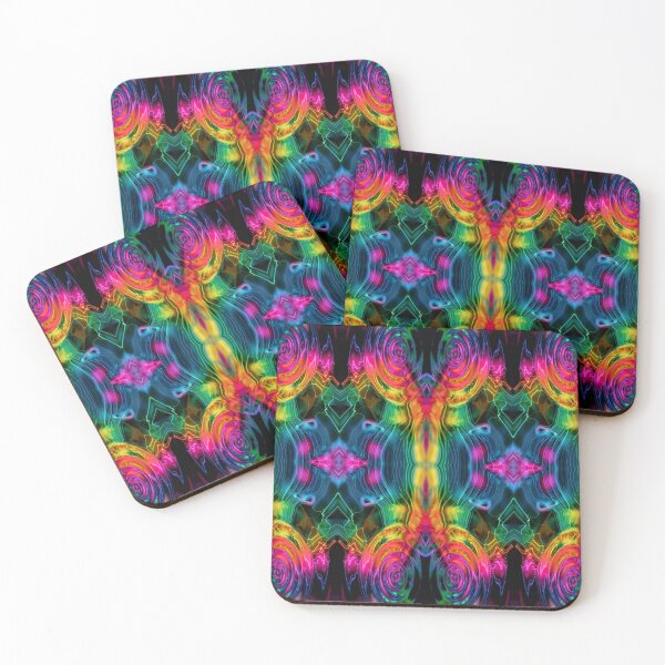 Item preview, Liquid Neon Kaleidoscope v3 Abstract Design designed and sold by GWTF-Designs.