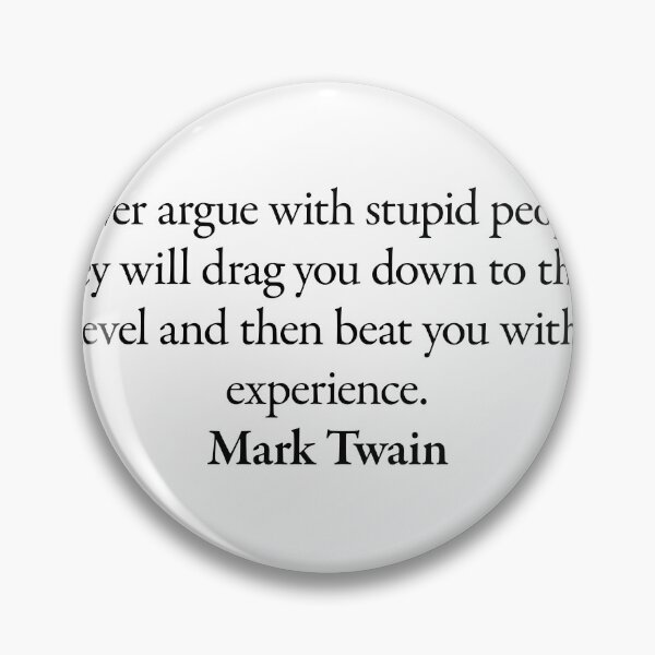 Item preview, Mark Twain Writer Quote designed and sold by betterquotes.