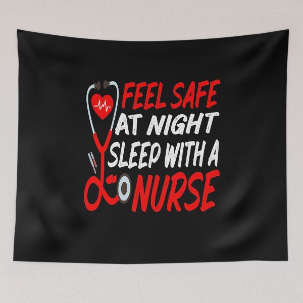 Item preview, feel safe at night sleep with a nurse designed and sold by hamzablk.
