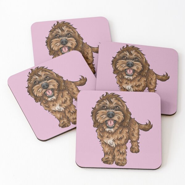 Item preview, Cute Cockapoo | Cute Dog Art designed and sold by shirinsart.