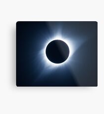 2017 Solar Eclipse - Totality Corona III Metal Print
