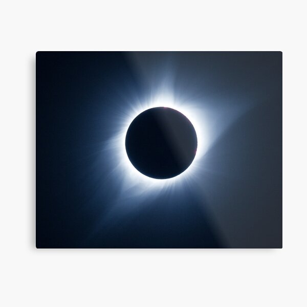 2017 Solar Eclipse - Totality Corona III Metal Print