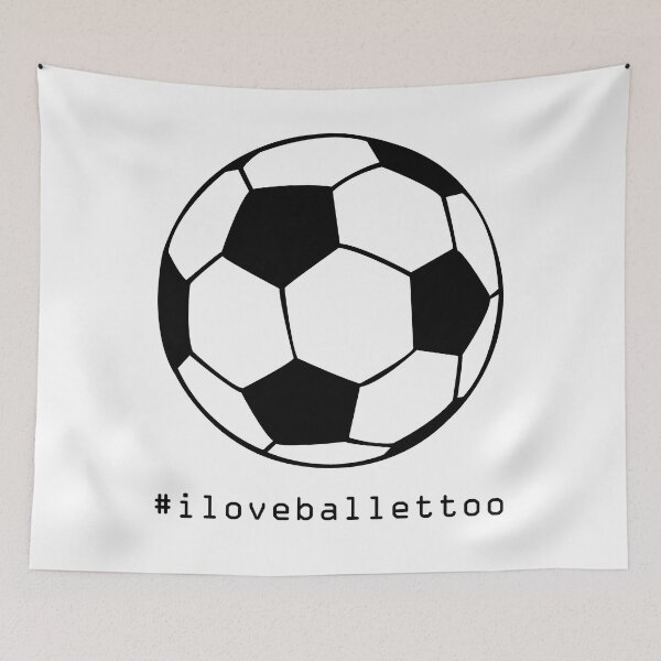 Item preview, I love football and ballet designed and sold by AutumnHuman.