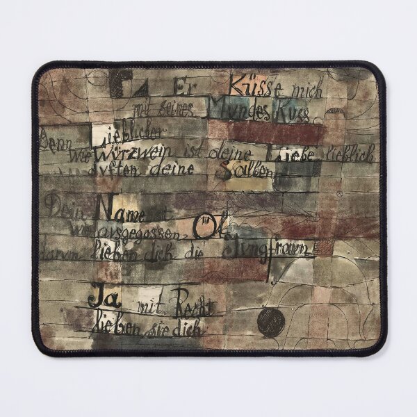 Item preview, Paul Klee most famous paintings ,Paul Klee (From the Song of Songs) Version II. (1921) , Paul Klee Bauhaus , designed and sold by IvintageArt.