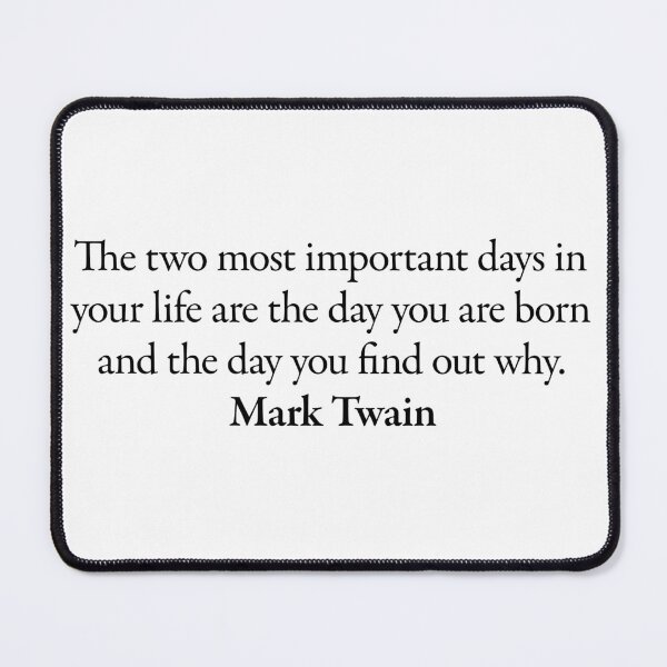 Item preview, Mark Twain Writer Quote designed and sold by betterquotes.