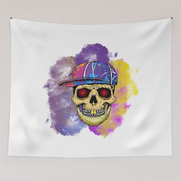 Item preview, Mr. Skull in bright colors designed and sold by princevb2011.