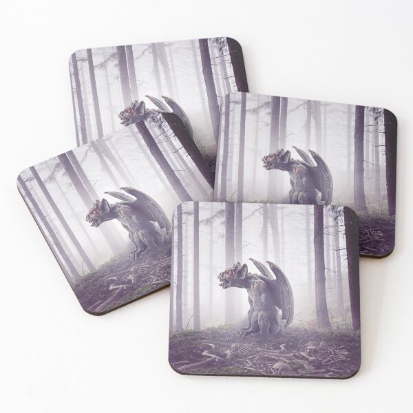 Item preview, Mysterious gargoyle shrouded in fog designed and sold by Soy-el-Soil.
