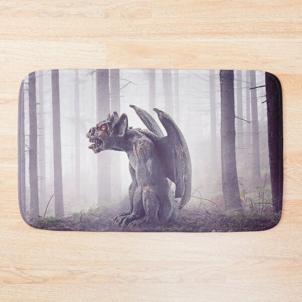 Item preview, Mysterious gargoyle shrouded in fog designed and sold by Soy-el-Soil.