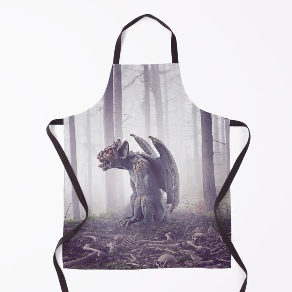 Item preview, Mysterious gargoyle shrouded in fog designed and sold by Soy-el-Soil.
