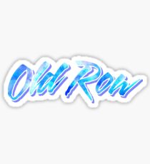 Old Row Blue Tie Dye Sticker
