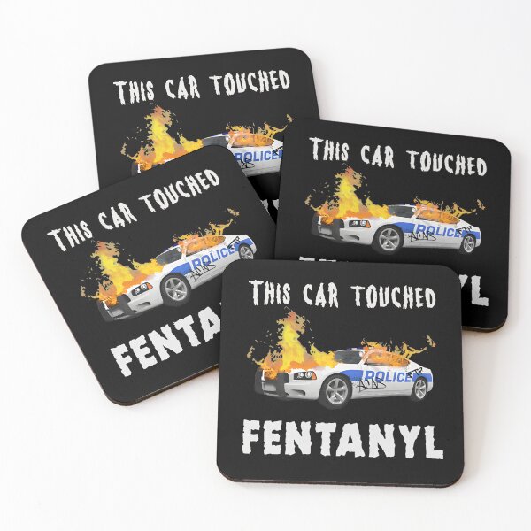 Item preview, This Car Touched Fentanyl Funny Men Women designed and sold by Big Twelve.