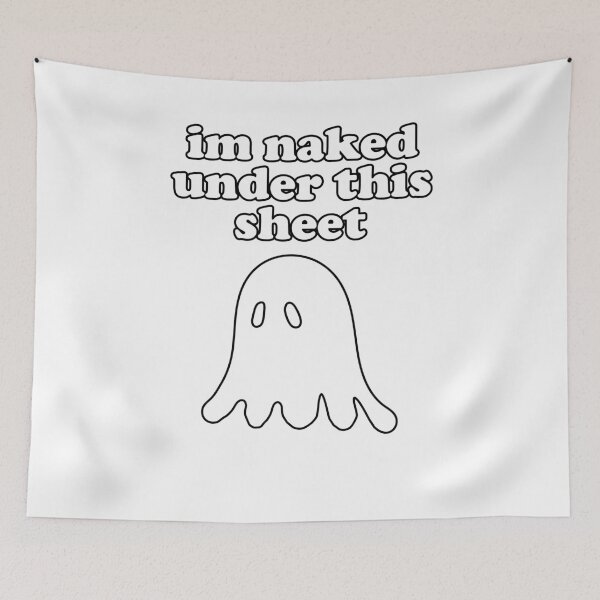Item preview, I'm Naked Under This Sheet designed and sold by ItsMyParty.