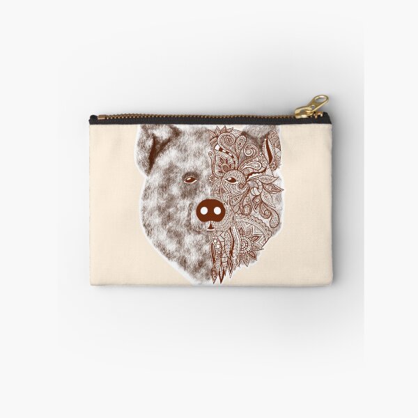 Item preview, Bear Face and Mandala - Brown designed and sold by SemDesigns1.