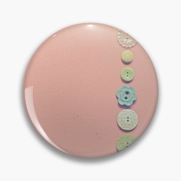 Item preview, Vintage Buttons on Pink designed and sold by Rainbows Galore.