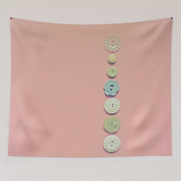 Item preview, Vintage Buttons on Pink designed and sold by Rainbows Galore.