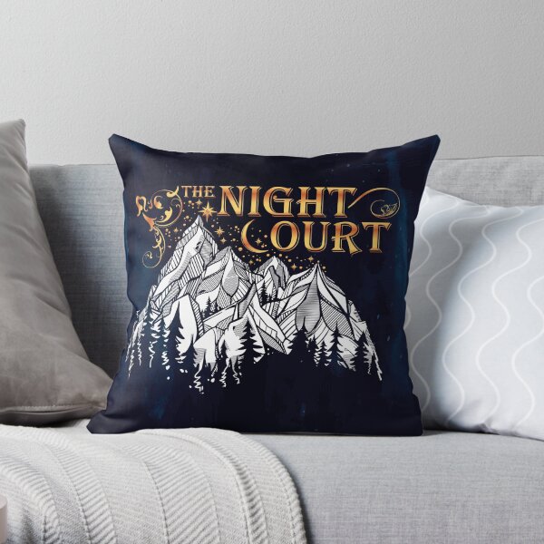 A Court of Wings and Ruin, The Night Court Throw Pillow