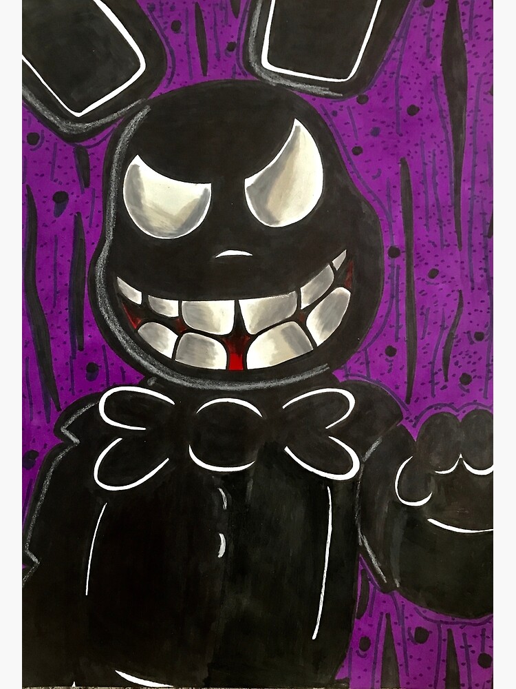 Shadow Freddy and Shadow Bonnie Poster | Greeting Card