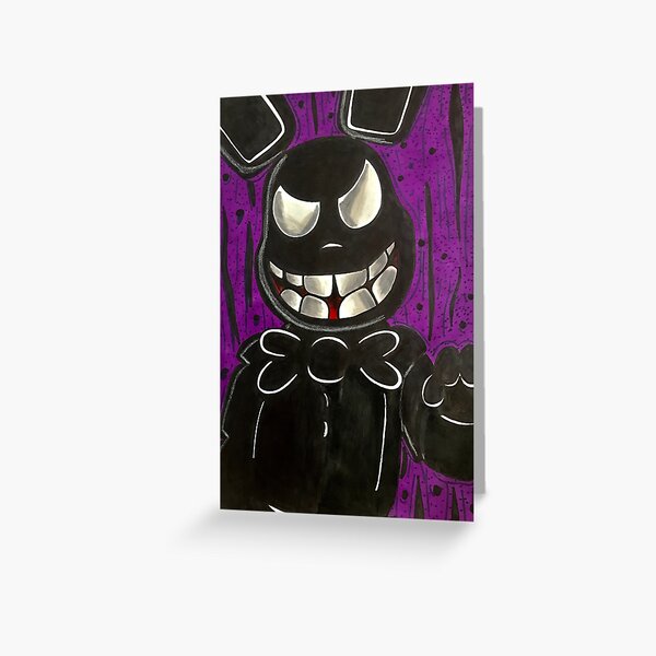 Shadow Freddy and Shadow Bonnie Poster | Greeting Card