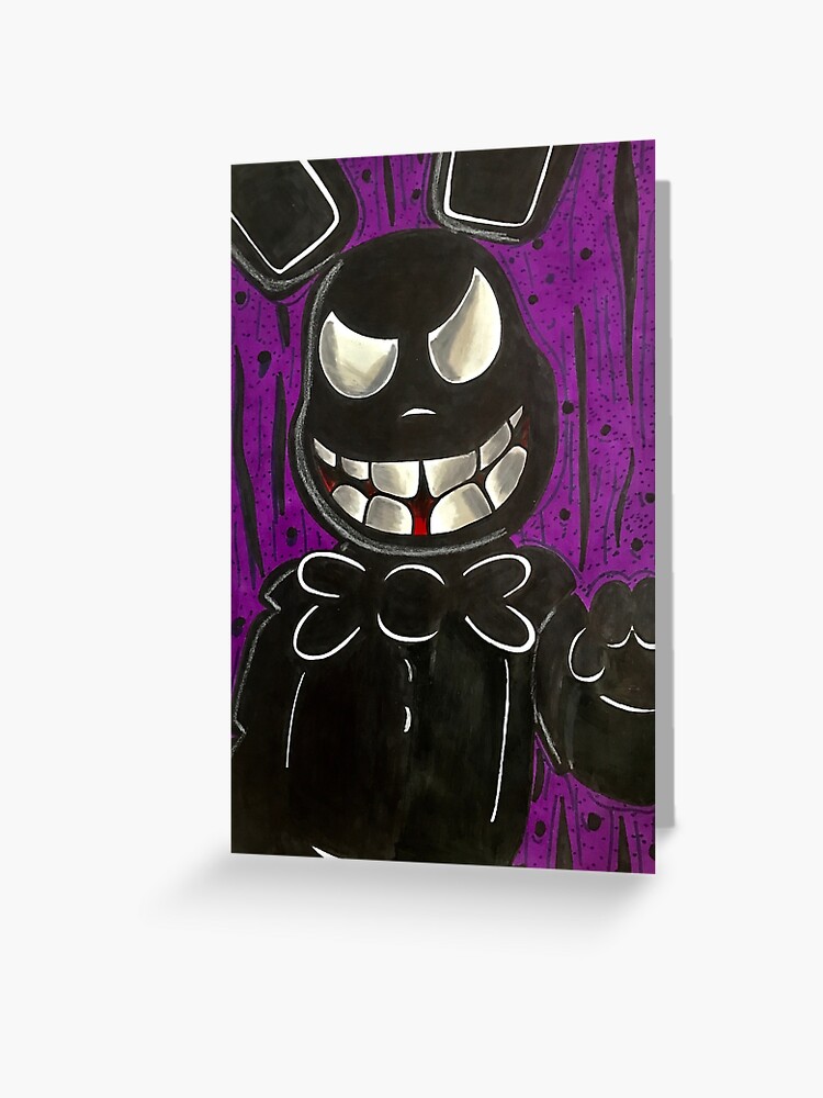 Shadow Freddy and Shadow Bonnie Poster | Greeting Card