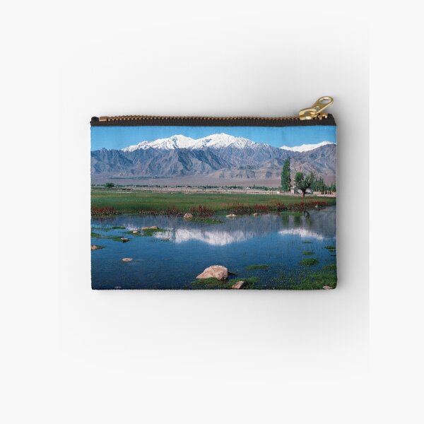 Item preview, 1970s - A serene scene with snow capped peaks and a blue sky in Ladakh, India designed and sold by thatwaslife.